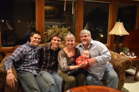 Ed Faulk with family, Clark County WA real estate agent